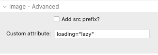 Custom attribute field in Source image stacks